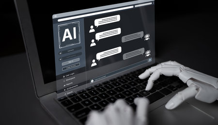 A generative AI assistant showcases its conversational abilities through a chatbot interface. This...