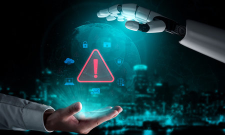AI detects cybersecurity threats by monitoring system behavior, identifying anomalies, blocking...