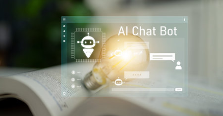 AI chatbot interface facilitates communication, chatbot, and AI interaction for automated user...