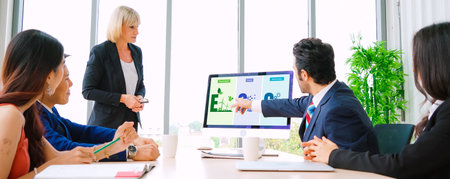 ESG environmental social governance policy for modish business to set a standard to achieve high ESG...