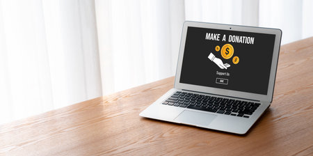 Online donation platform offer modish money sending system for people to transfer on the internet