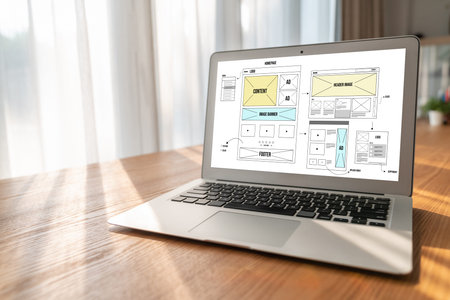 Website design software provide modish template for online retail business and e-commerce