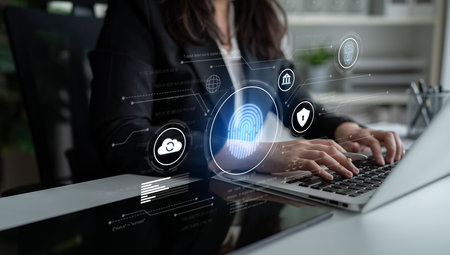Biometric identity system using fingerprint and facial recognition to secure cloud access, protect...