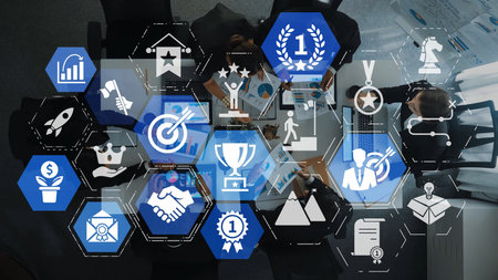 Business achievement involves goal setting, achievement milestones, and achievement recognition. Clear strategies lead to sustained achievement success. Funnelの写真素材