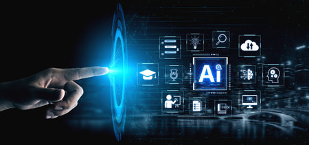 AI assisted knowledge training study system and online education process innovation for digital...