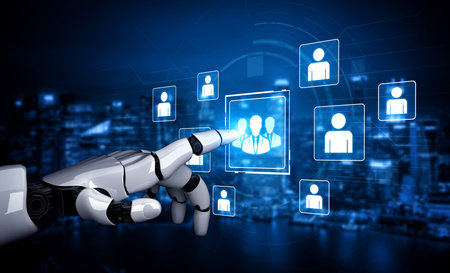 An AI assistant helps with human resources by analyzing the organizational structure. This smart...