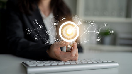 Target audience analysis, customer segmentation, personalized marketing, audience targeting strategies, and marketing efficiency improvement through smart customer profiling.の写真素材