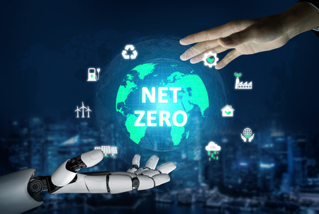 AI guides sustainability strategy with eco-intelligent tools and virtual assistants for achieving...