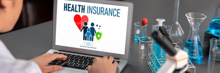 Health insurance web site brisk registration system for easy form filling