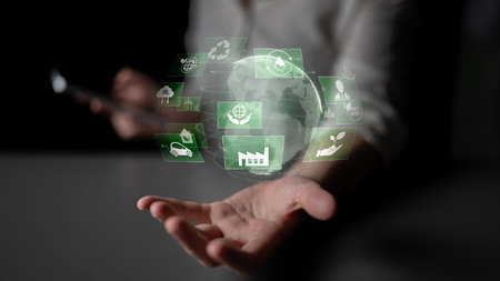 Sustainable business uses eco-innovation, climate action, and long-term strategies to meet...