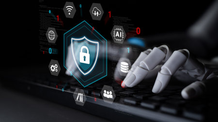 Artificial intelligence strengthens cybersecurity protection and digital data security to ensure...