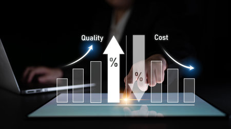 Increase quality and reduce cost represent quality, cost, and performance optimization for business...
