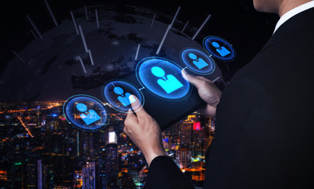Professional networking expands business connections, fosters collaboration, and builds digital...