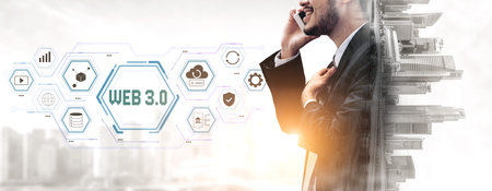 A futuristic user interface for Web 3.0 technology and applications. An overview of decentralized...