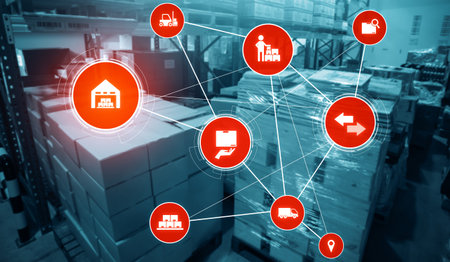Smart warehouse management system with innovative internet of things technology to identify package...