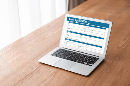 Online loan application form for modish digital information collection on the internet network