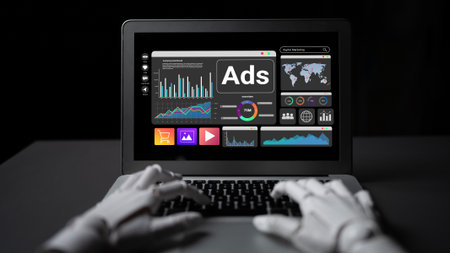 Artificial intelligence enhances digital marketing analysis and advertising dashboard to improve...