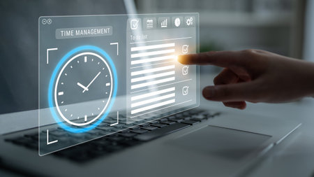 Smart time management dashboard enhances task organization, boosts workflow efficiency, and helps...