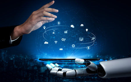 AI supports the digital business ecosystem by enhancing business, ecosystem, and technology...