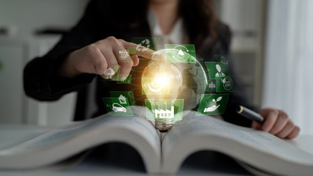 Sustainable business uses eco-innovation, climate action, and long-term strategies to meet...