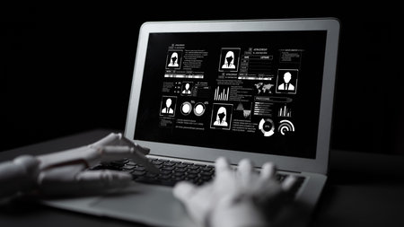 AI safeguards digital identity with smart authentication, secure login systems, and virtual...