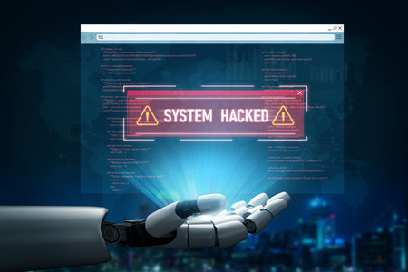 AI artificial intelligence protects systems from cyber threats through automated monitoring, smart...