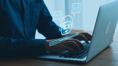 AI Virtual Assistant Artificial Intelligence Chatbot Controlled by Prompt Engineering for...