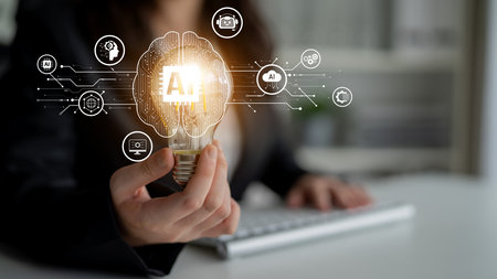 AI assistant with LLM, big data, machine learning, and generative AI powers prompt engineering and...