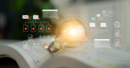 Cybersecurity threat alert system detects potential intrusions, monitors abnormal activity, and...