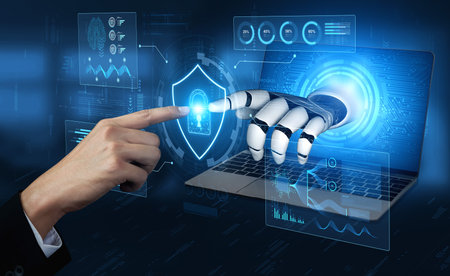 An AI assistant manages a cybersecurity dashboard, providing automated network monitoring. This...