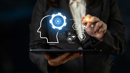 AI integrated with human cognition, supporting decision-making, automation, robotics, data analysis,...