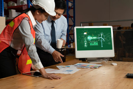 Computer Software Leading the Way in Green Business strategy and Sustainability, promoting...