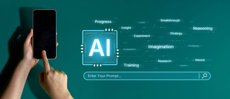 A concept of cognitive AI that highlights its creative and strategic processes. The system uses...