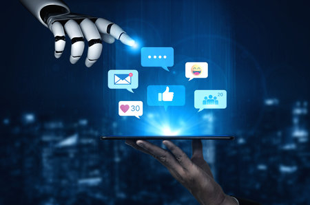 An AI assistant organizes social media notifications to enhance user interaction. This smart system...