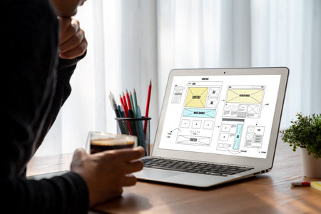 Website design software provide modish template for online retail business and e-commerce