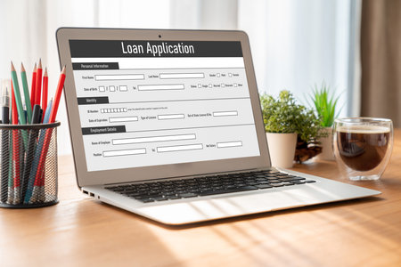 Online loan application form for modish digital information collection on the internet network
