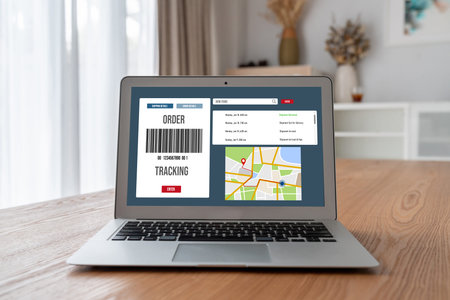 Delivery tracking system for e-commerce and modish online business to timely goods transportation...