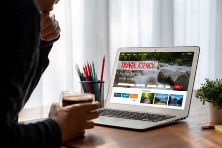 Online travel agency website for modish search and travel planning offers deal and package for...
