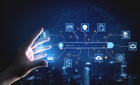 Voice search with AI connects users to services and knowledge. Voice search improves access,...