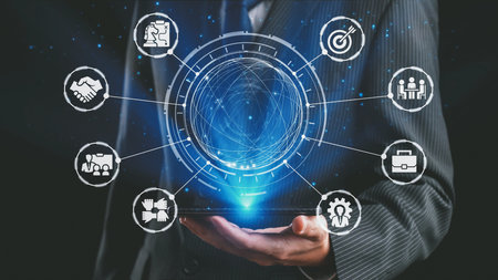 B2B strategy and technology transforming business-to-business operations, optimizing communication,...