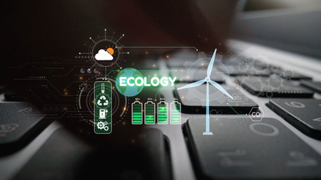 Sustainable business practices, green innovation, eco-friendly solutions, climate action, and...