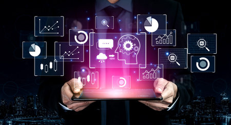 AI analytics turns big data into insight for forecasting and decisions. AI financial BI analytics...