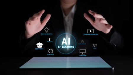 The role of AI in E-Learning for personalized online education. An adaptive learning platform with...