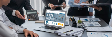 Health insurance web site brisk registration system for easy form filling