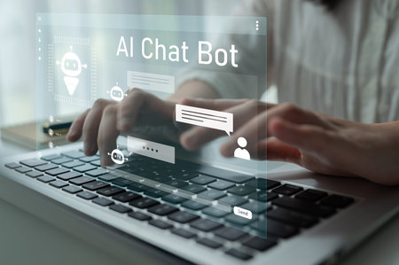 AI chatbot interface facilitates communication, chatbot, and AI interaction for automated user...