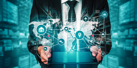 Smart warehouse management system with innovative internet of things technology to identify package...
