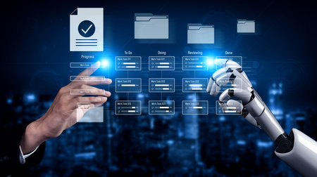 AI enhances task workflow management with real-time progress tracking, status visualization, and...