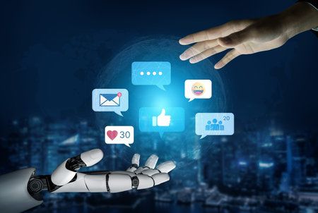 An AI assistant organizes social media notifications to enhance user interaction. This smart system...