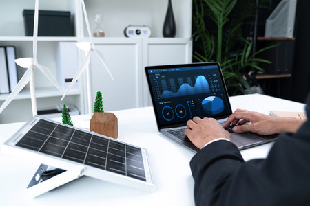 Business data dashboard provide brisk business intelligence analytic for marketing strategy planning