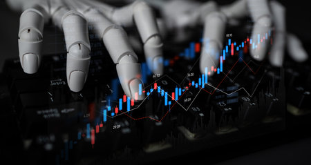 AI supports candlestick chart analysis to identify financial trends, trading patterns, and...